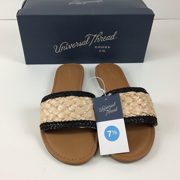 Universal Thread Shoes - Women’s Universal Thread Goods Co Dez Sandals Black Size 7 1/2